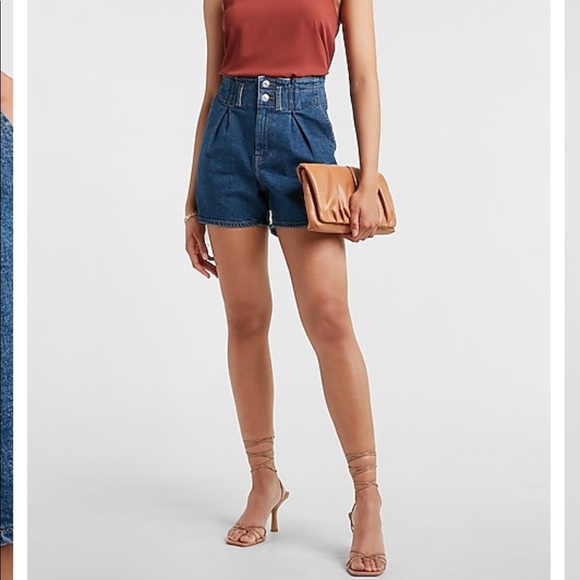 Paperbag waist shorts - Picture 3 of 11